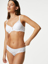 Marks & Spencer Biela Marks & Spencer Dámska čipkovaná podprsenka s kosticami Flexifit™