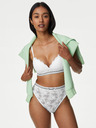 Marks & Spencer Biela dámska push-up podprsenka s čipkou Marks & Spencer Cleo