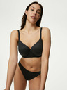 Marks & Spencer Čierna dámska hladká podprsenka Body Soft™ Marks & Spencer