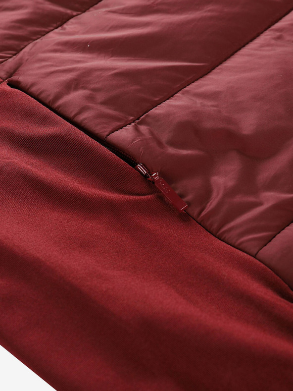 ALPINE PRO Červené dámske zimné hi-therm šaty ALPINE PRO OMERA