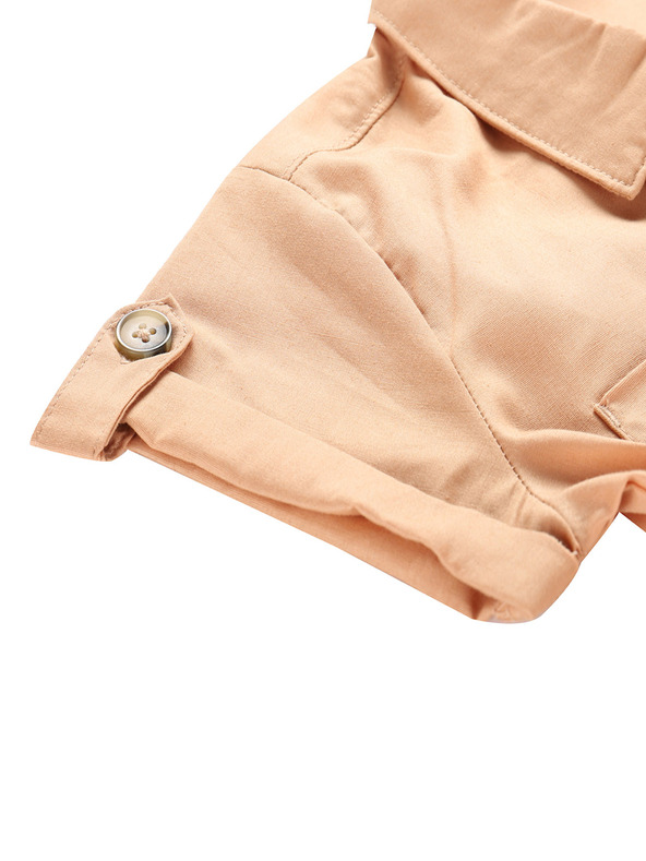 NAX Hnedé dievčenské šaty NAX Erfo