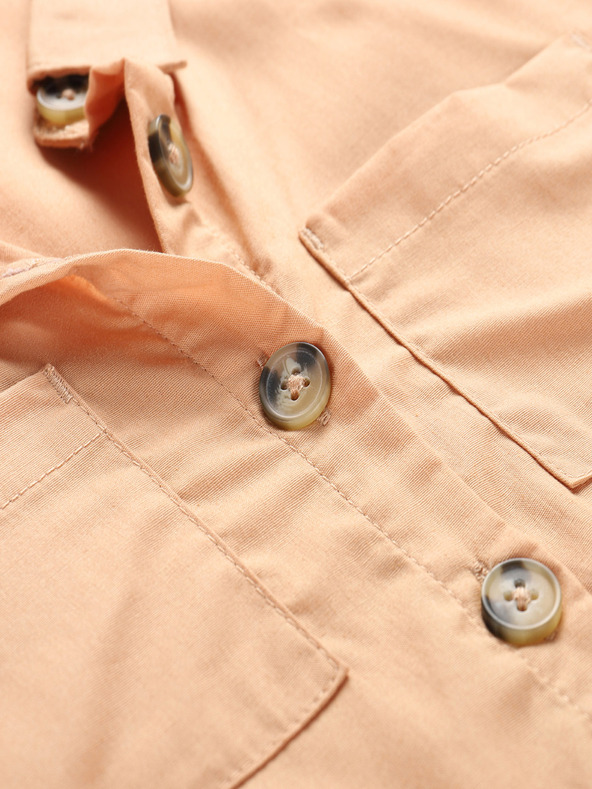 NAX Hnedé dievčenské šaty NAX Erfo