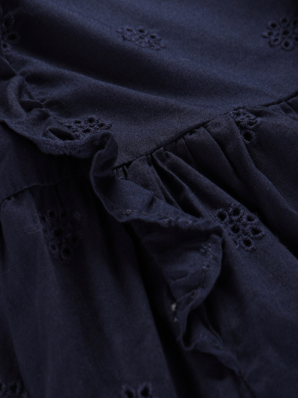 NAX Tmavomodré dievčenské šaty NAX Dirvo