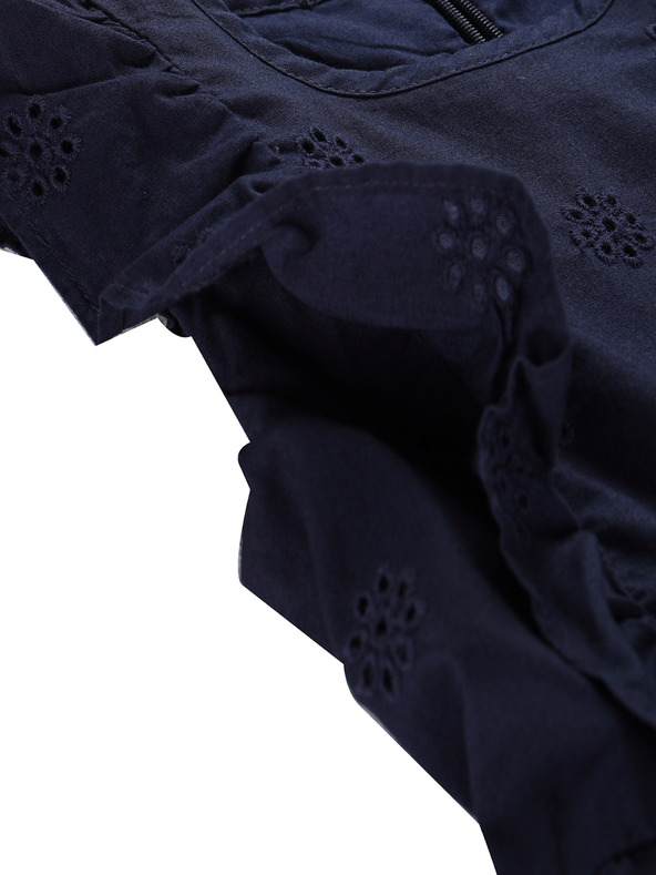 NAX Tmavomodré dievčenské šaty NAX Dirvo