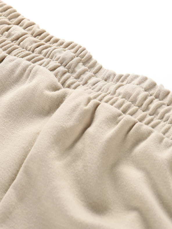 NAX Svetlohnedé dámske nohavice NAX Lacera