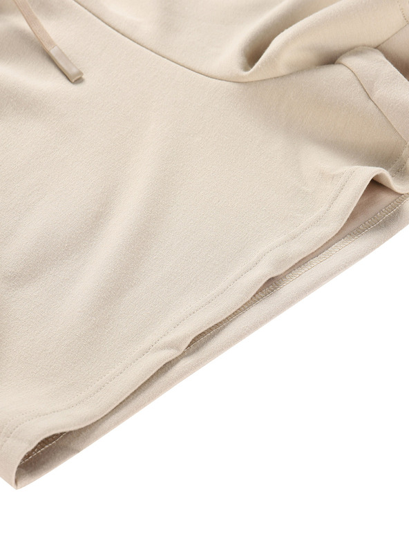 NAX Svetlohnedé dámske šortky NAX Meneda