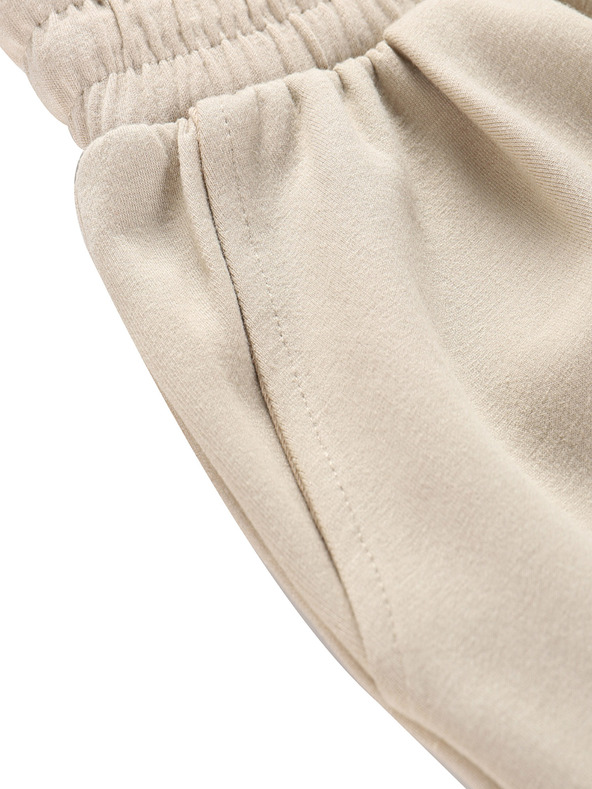 NAX Svetlohnedé dámske šortky NAX Meneda