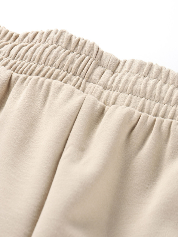 NAX Svetlohnedé dámske šortky NAX Meneda