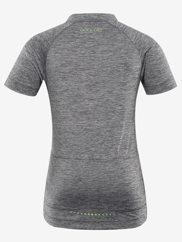 ALPINE PRO Detské rýchloschnúce cyklistické tričko ALPINE PRO LATTERO sivé