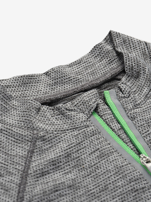 ALPINE PRO Detské rýchloschnúce cyklistické tričko ALPINE PRO LATTERO sivé