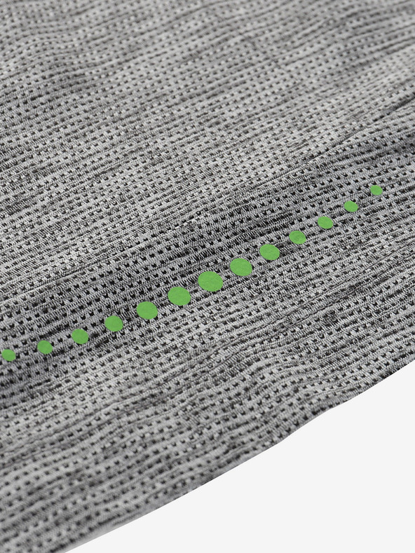 ALPINE PRO Detské rýchloschnúce cyklistické tričko ALPINE PRO LATTERO sivé