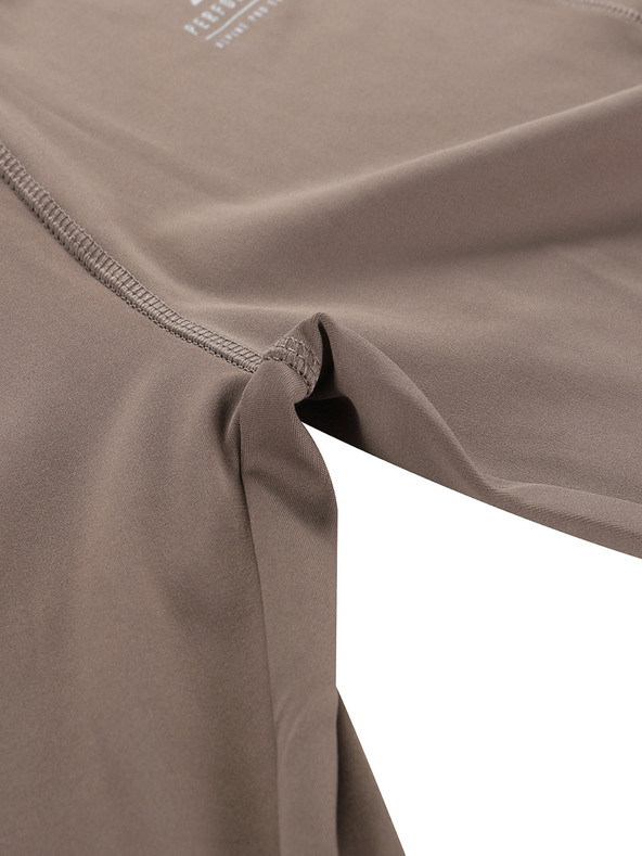 ALPINE PRO Dámske športové legíny ALPINE PRO MARDA hnedé