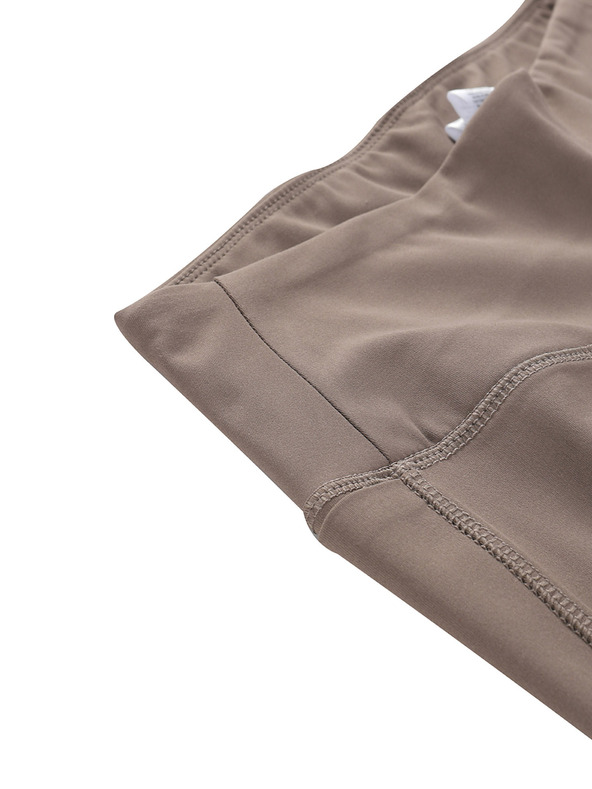 ALPINE PRO Dámske športové legíny ALPINE PRO MARDA hnedé