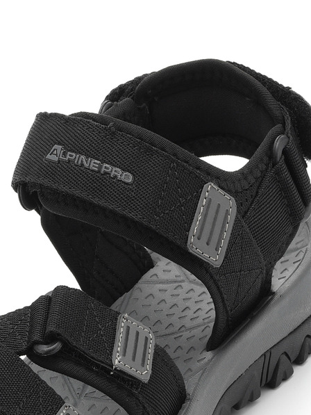 ALPINE PRO Letné outdoorové sandále ALPINE PRO KILEW čierne