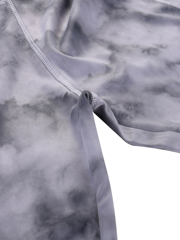 ALPINE PRO Dámske športové legíny ALPINE PRO MARDA sivé