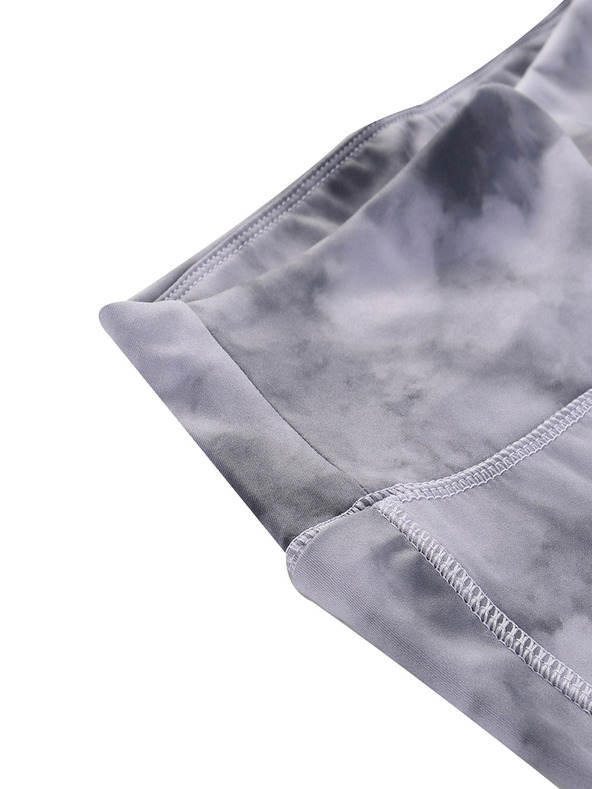 ALPINE PRO Dámske športové legíny ALPINE PRO MARDA sivé