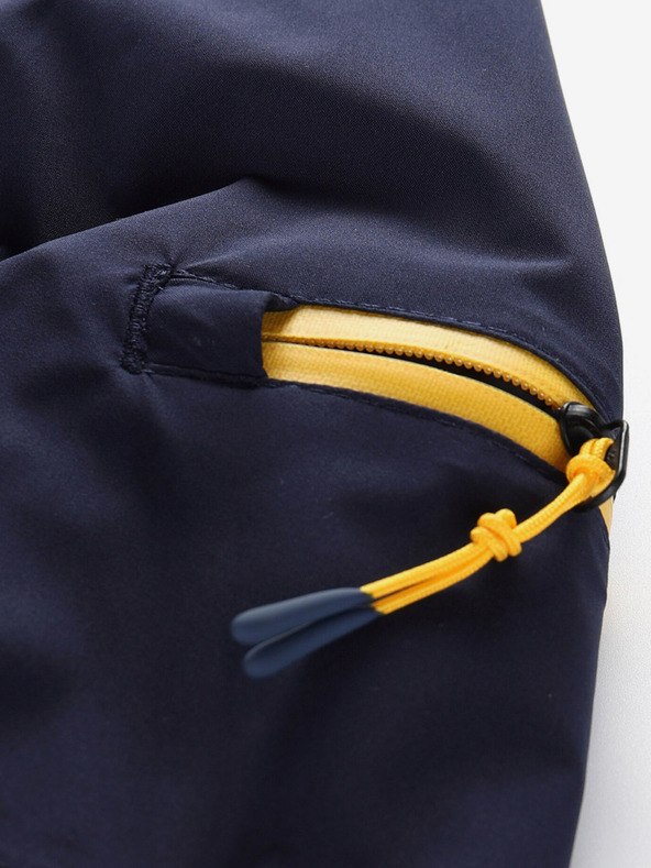 ALPINE PRO Čierno-žltá dámska bunda PTX Alpine Pro Norema s membránou