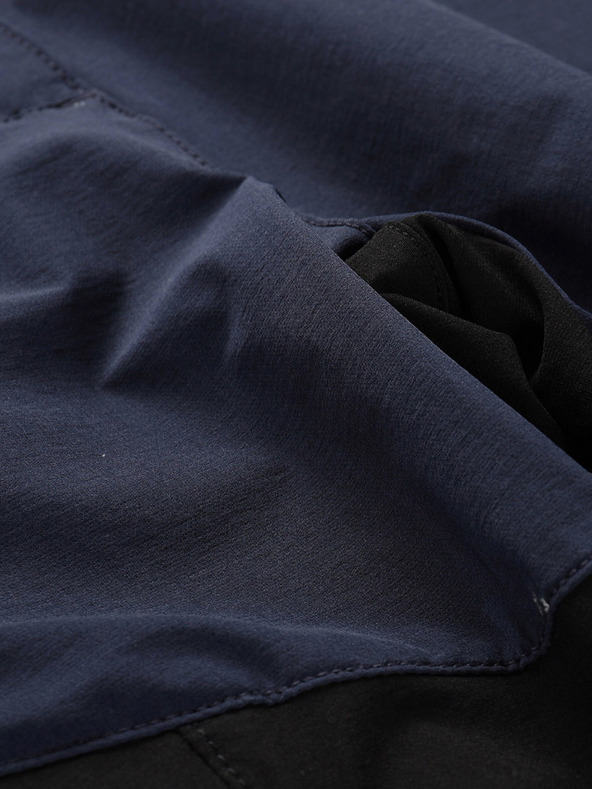 ALPINE PRO Dámske softshellové nohavice Alpine Pro Akana Blue s úpravou DWR