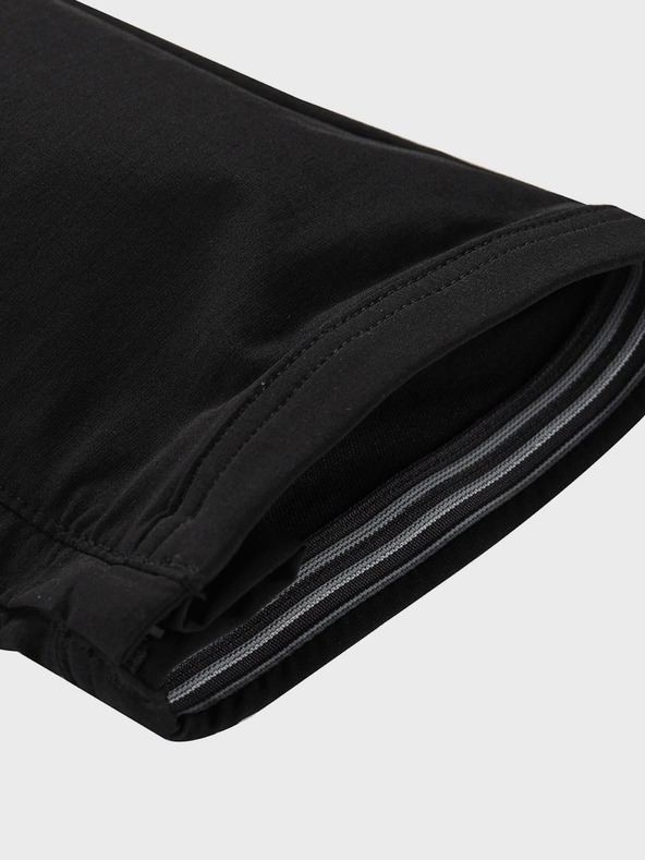 ALPINE PRO Čierne dámske softshellové nohavice s úpravou DWR Alpine Pro Akana