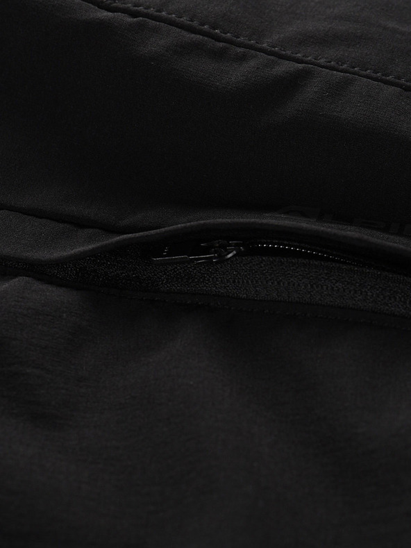 ALPINE PRO Čierne dámske softshellové nohavice s úpravou DWR Alpine Pro Akana