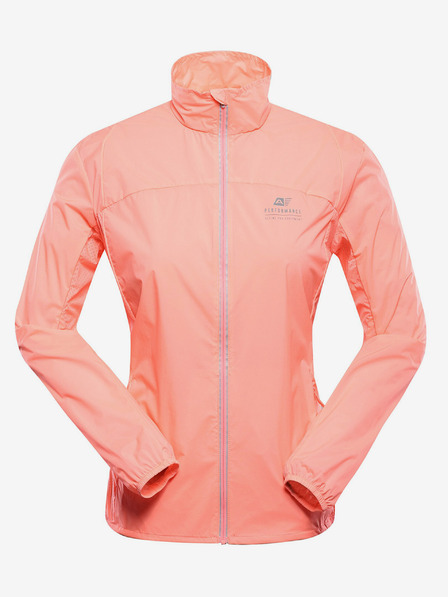 ALPINE PRO Dámska ultľahká bunda s úpravou dwr ALPINE PRO SPINA neon salmon