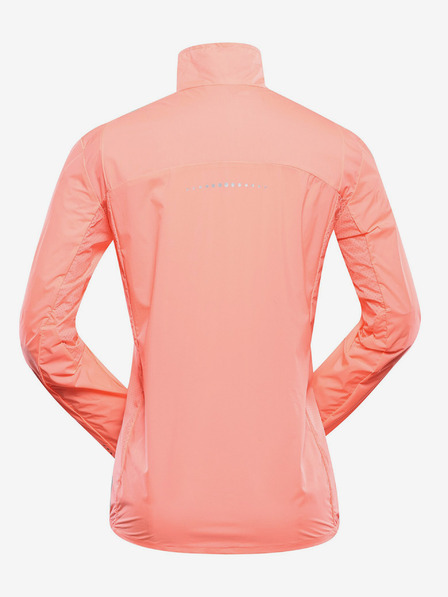 ALPINE PRO Dámska ultľahká bunda s úpravou dwr ALPINE PRO SPINA neon salmon