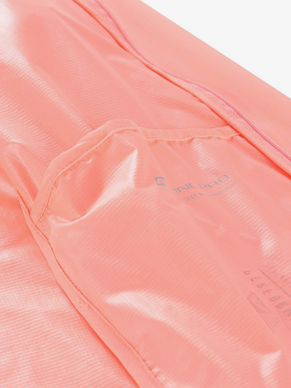 ALPINE PRO Dámska ultľahká bunda s úpravou dwr ALPINE PRO SPINA neon salmon