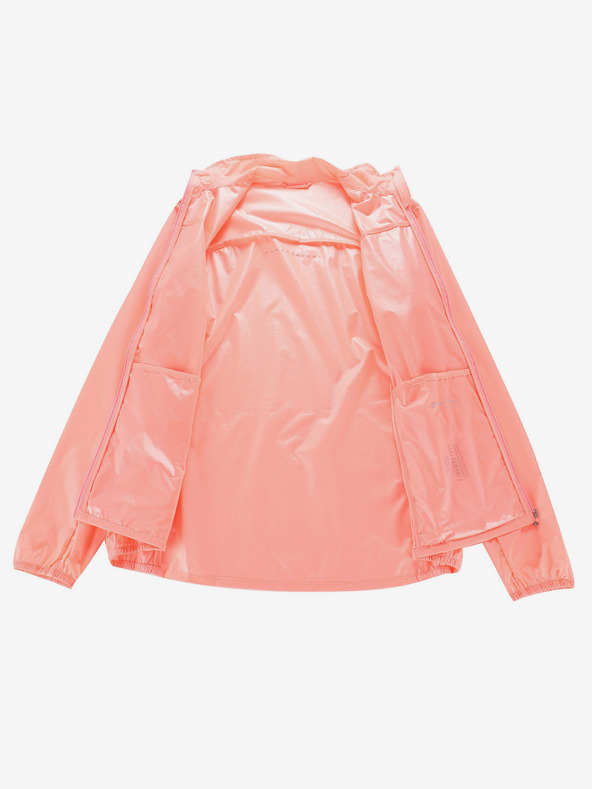 ALPINE PRO Dámska ultľahká bunda s úpravou dwr ALPINE PRO SPINA neon salmon