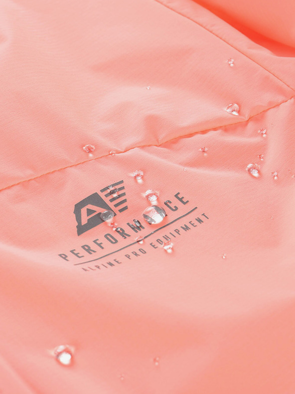 ALPINE PRO Dámska ultľahká bunda s úpravou dwr ALPINE PRO SPINA neon salmon
