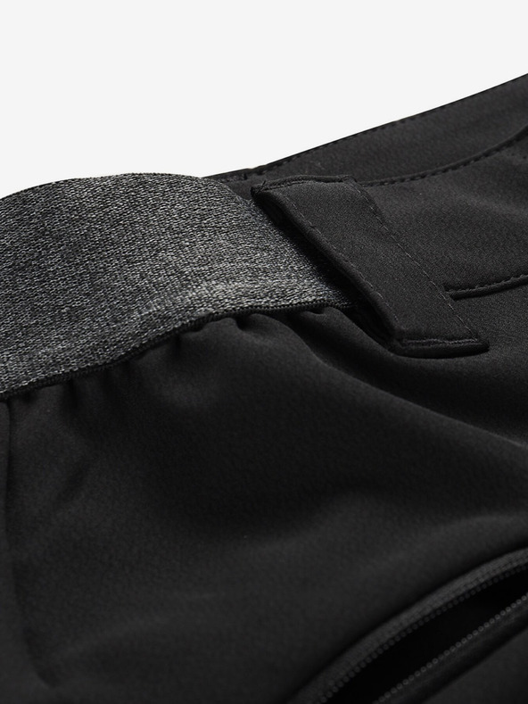 ALPINE PRO Dámske softshellové nohavice ALPINE PRO RAMELA čierna