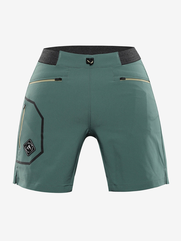 ALPINE PRO Dámske outdoorové šortky ALPINE PRO ZAMBA myrtle