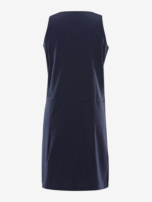 ALPINE PRO Dámske rýchloschnúce šaty ALPINE PRO COLEENA mood indigo