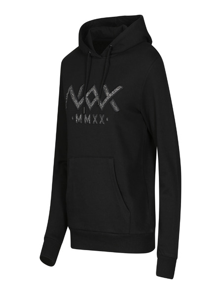 NAX Dámska mikina s kapucňou nax NAX WEFA black