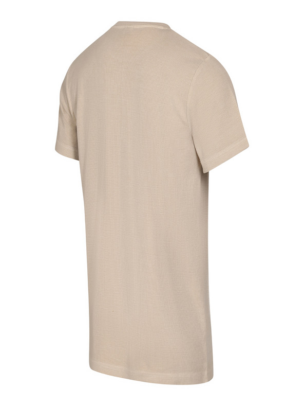 NAX Pánske tričko nax NAX OKER biele korenie