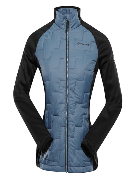 ALPINE PRO Dámska mikina s merino výplňou ALPINE PRO JORWA modrá