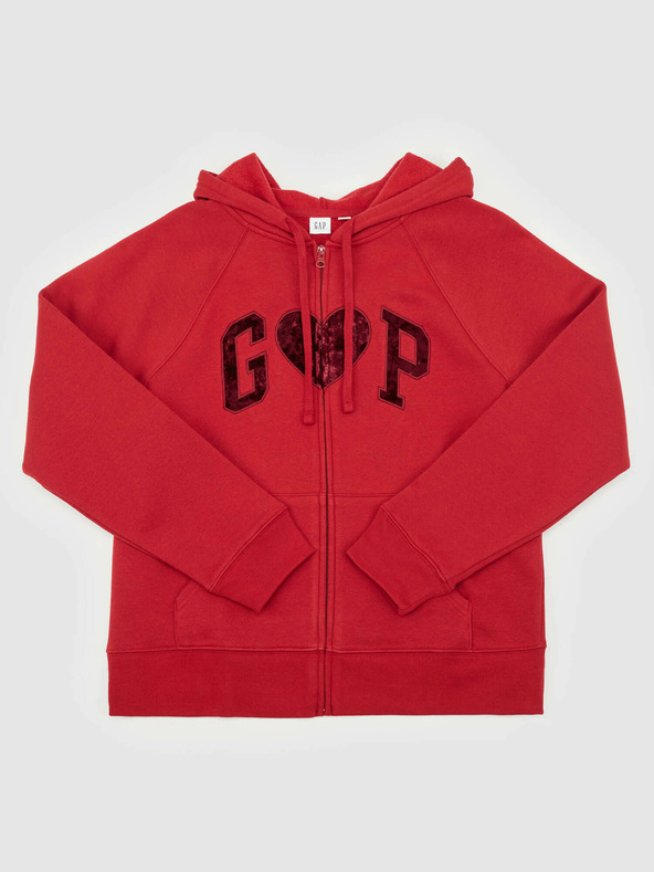 GAP Mikina s logom a fleece GAP