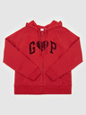 GAP Mikina s logom a fleece GAP