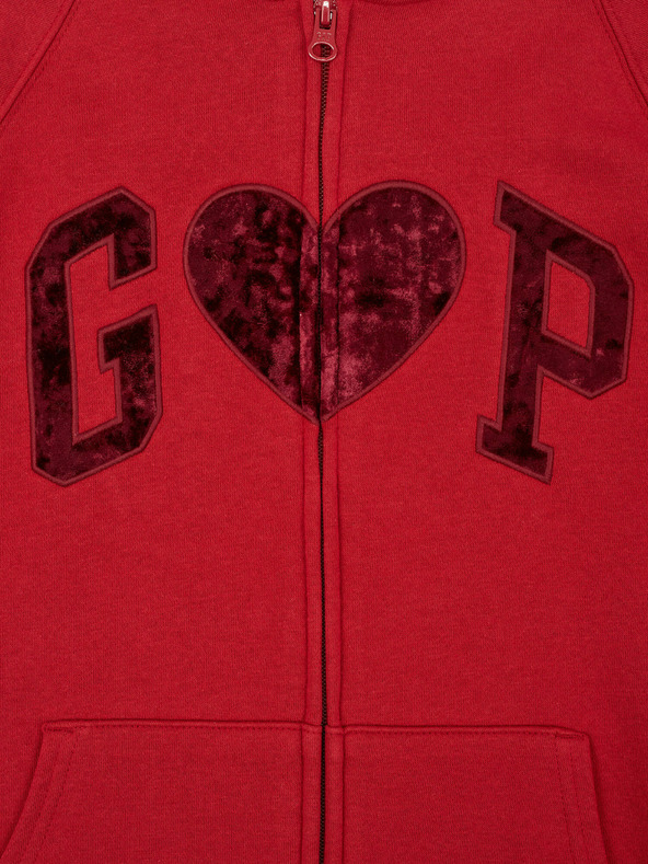 GAP Mikina s logom a fleece GAP