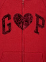 GAP Mikina s logom a fleece GAP