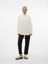 Vero Moda Krémový dámsky sveter Vero Moda Plaza