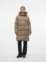 Vero Moda Hnedý dámsky prešívaný kabát Vero Moda Stella