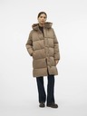 Vero Moda Hnedý dámsky prešívaný kabát Vero Moda Stella