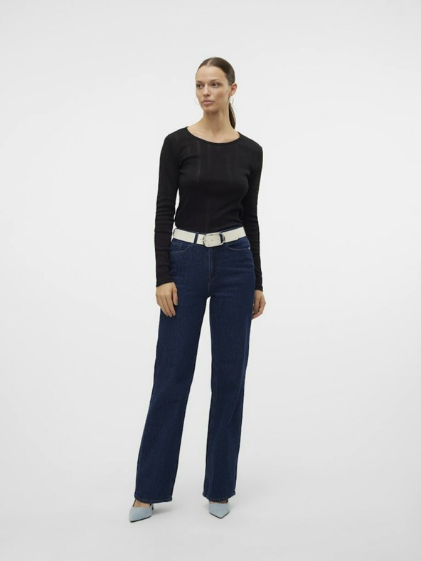 Vero Moda Čierna dámska košeľa Vero Moda Lisa