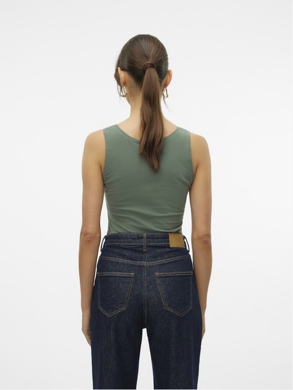 Vero Moda Zelené dámske tielko Vero Moda Lulu