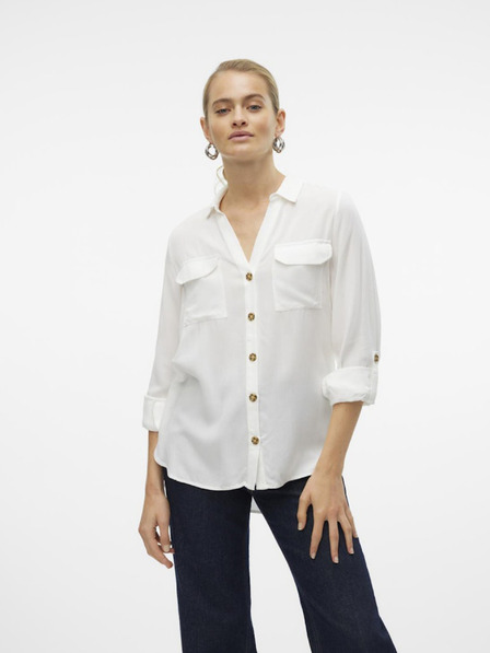 Vero Moda Biela dámska blúzka Vero Moda Bumpy