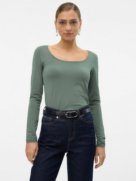 Vero Moda Zelené dámske tričko Vero Moda Lulu