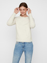 Vero Moda Krémový základný sveter VERO MODA Doffy