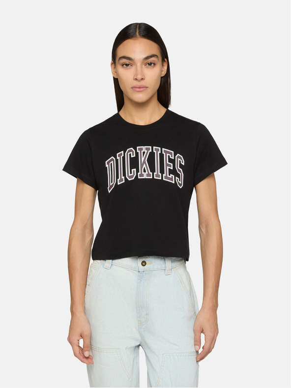 Dickies Čierne dámske tričko Dickies Aitkin