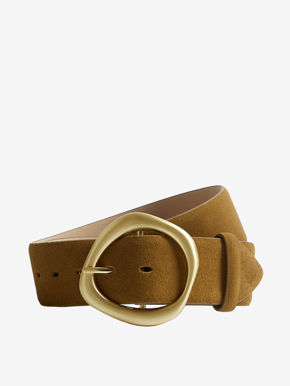 Marks & Spencer Semišový opasok k džínsom s ozdobnou prackou Marks & Spencer zelený