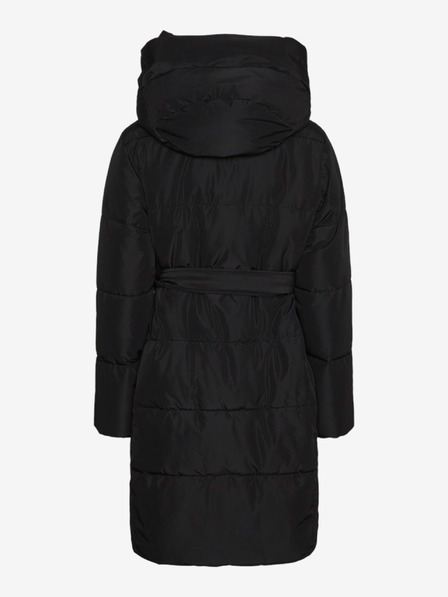 Vero Moda Čierny dámsky prešívaný kabát Vero Moda Leoniekate